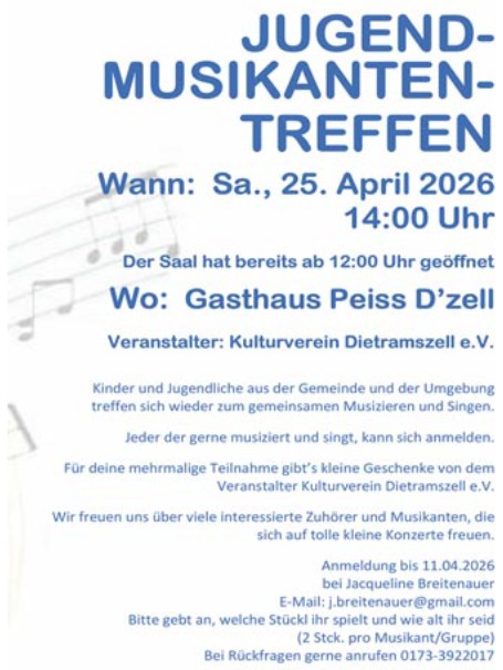 Jugendmusikantentreff 04.26